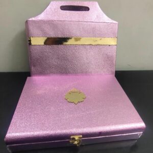 Voilet Deginer Boxes with Bag