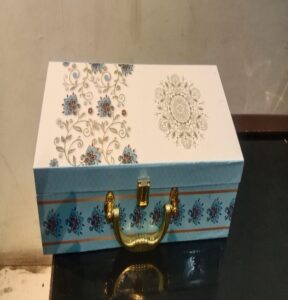 DESIGNER BLUE BOXES 3 BOWL - Image 2